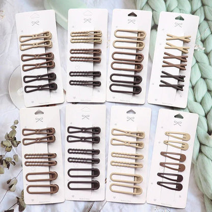Hair Clip Accessories for Women Pinzas Para El Cabello Pince Cheveux for Girls Pelo Korean Cute Brown Side Femme Pins - Daebak