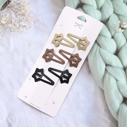 Hair Clip Accessories for Women Pinzas Para El Cabello Pince Cheveux for Girls Pelo Korean Cute Brown Side Femme Pins - Daebak