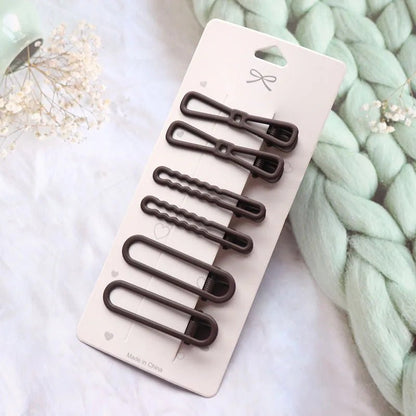 Hair Clip Accessories for Women Pinzas Para El Cabello Pince Cheveux for Girls Pelo Korean Cute Brown Side Femme Pins - Daebak