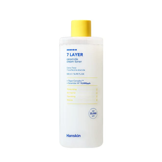 Hanskin 7 Layer Ceramide Cream Toner 500ml - Daebak