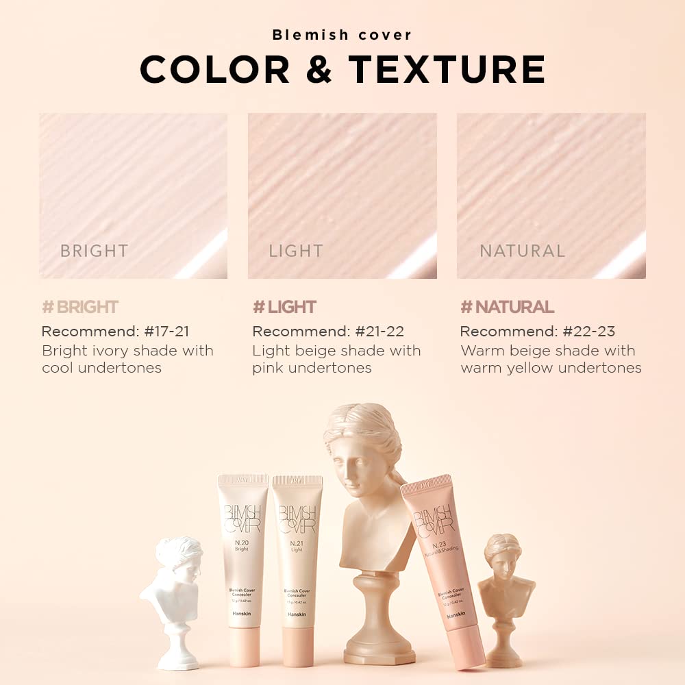 Hanskin Blemish Cover Color Edition Concealer 12g (5colors) - Daebak