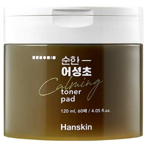 Hanskin Houttuynia Calming Toner Pad 120g(60ea) - Daebak