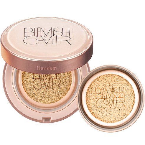 Hanskin Semi Matte Blemish Cover Conceal Cushion 11g+11g(Refill) SPF 50+ PA+++ (2 Colors) - Daebak