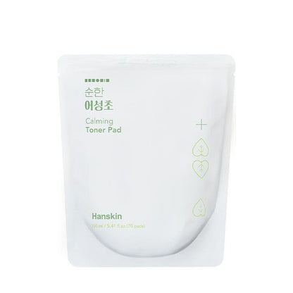 Hanskin Soonhan Houttuynia Claming Toner Pad 160ml/70ea [Refill] - Daebak