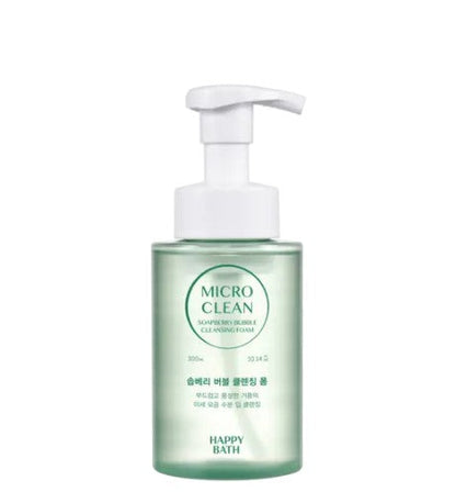 [HAPPY BATH] Micro Clean Soapberry Bubble Cleansing Foam 300ml