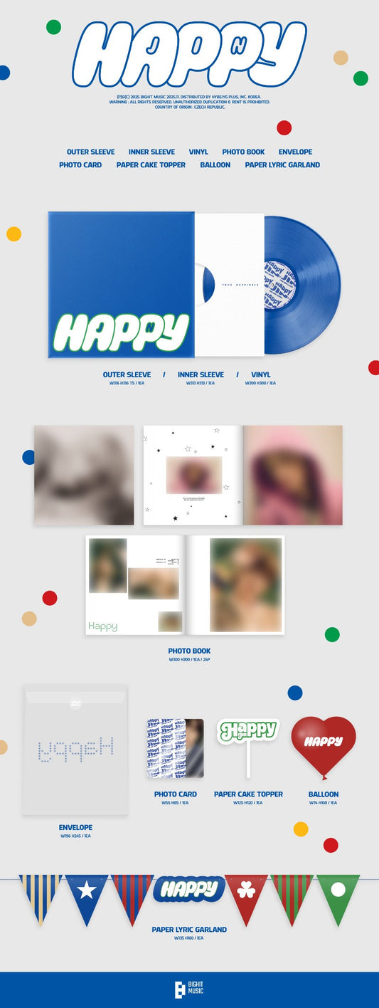 Jin of BTS Happy Vinyl