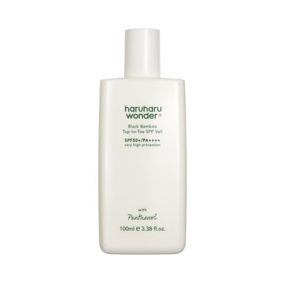 [haruharu wonder] Black Bamboo Top-to-Toe SPF Veil SPF50+ PA++++ 100ml - Daebak