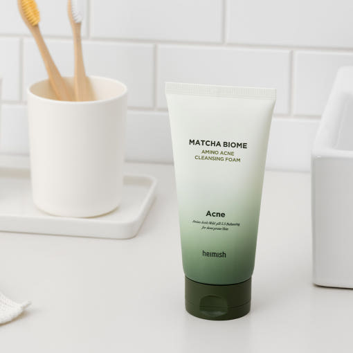 heimish Matcha Biome Amino Akne-Reinigungsschaum 150ml