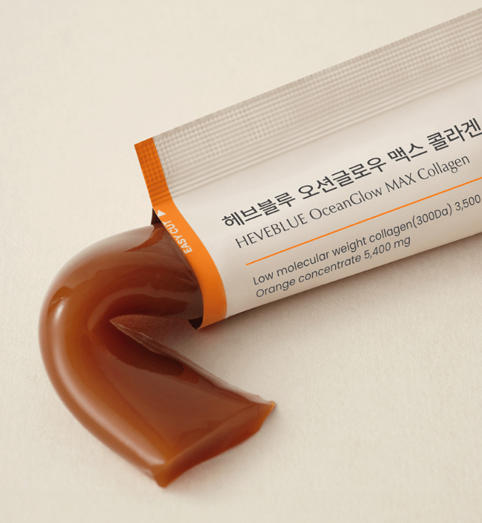HEVEBLUE Ocean Glow Max Collagen 30g X 14 Sticks - Daebak
