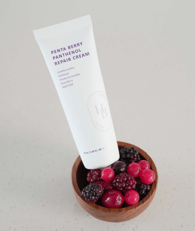 HEVEBLUE Penta Berry Panthenol Repair Cream 50ml - Daebak