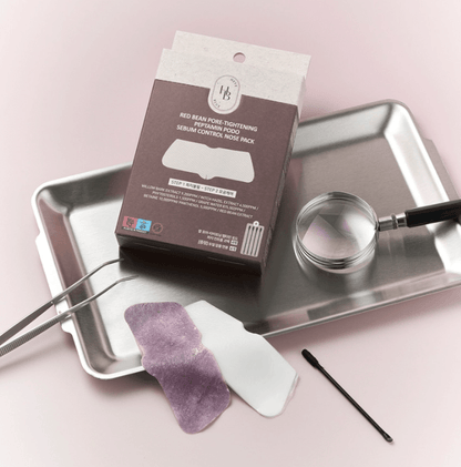 HEVEBLUE Red Bean Pore-Tightening Peptamin Podo Sebum Control Nose Pack (4sheets) - Daebak