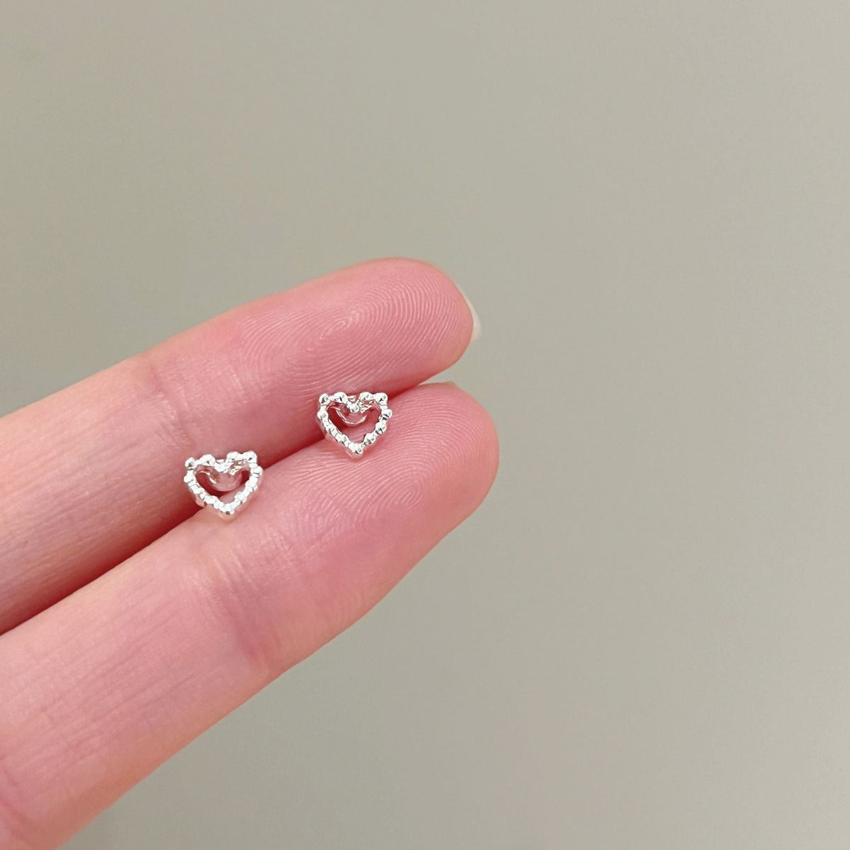 High-grade Bow Small Sier-plated Geometric Korean Earrings - Daebak
