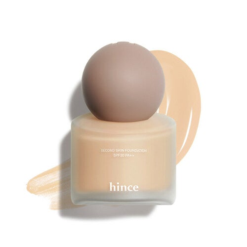 hince Second Skin Foundation 40ml (5 colors) - Daebak