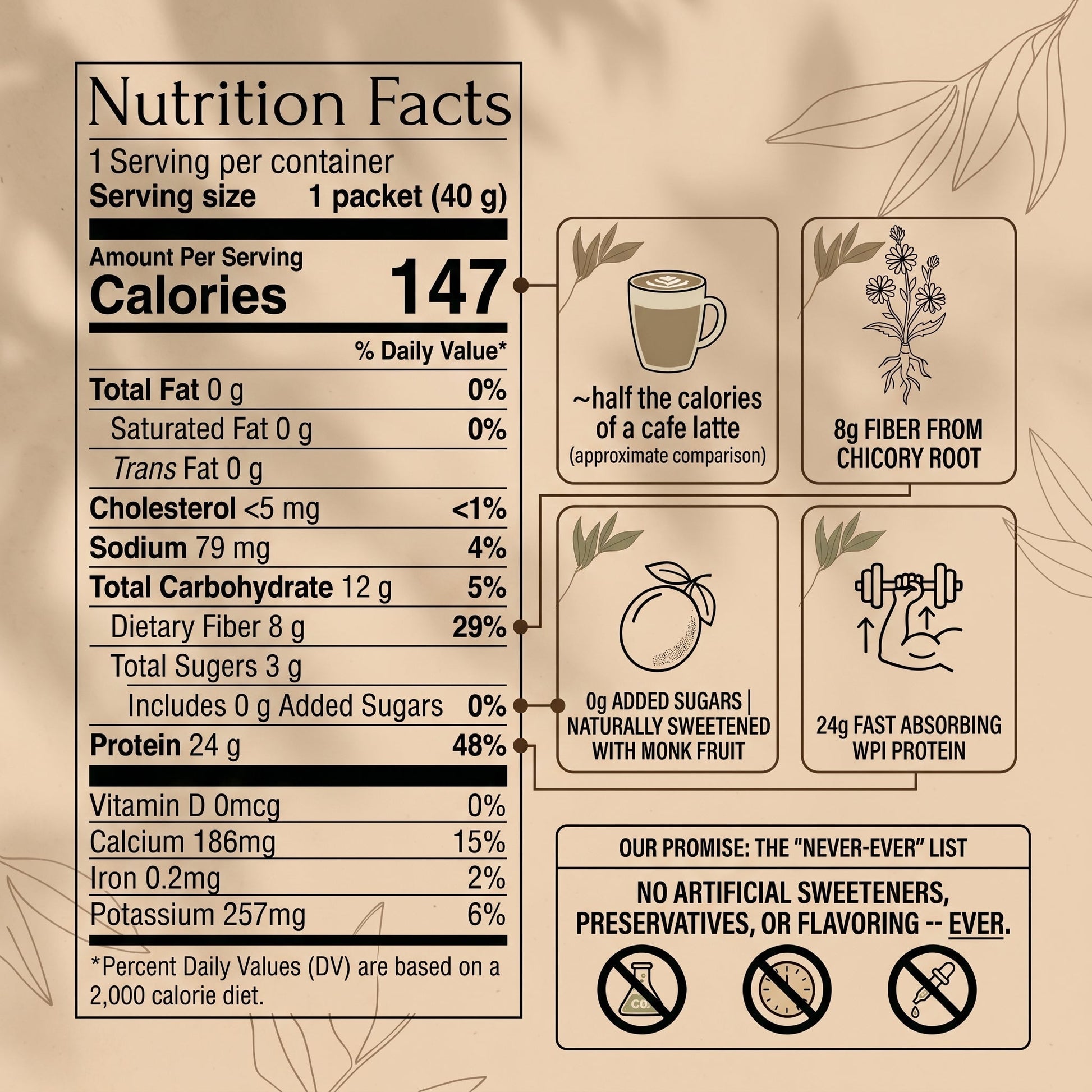 Hojicha Latte — 10 Single-Serve Pouches - Daebak
