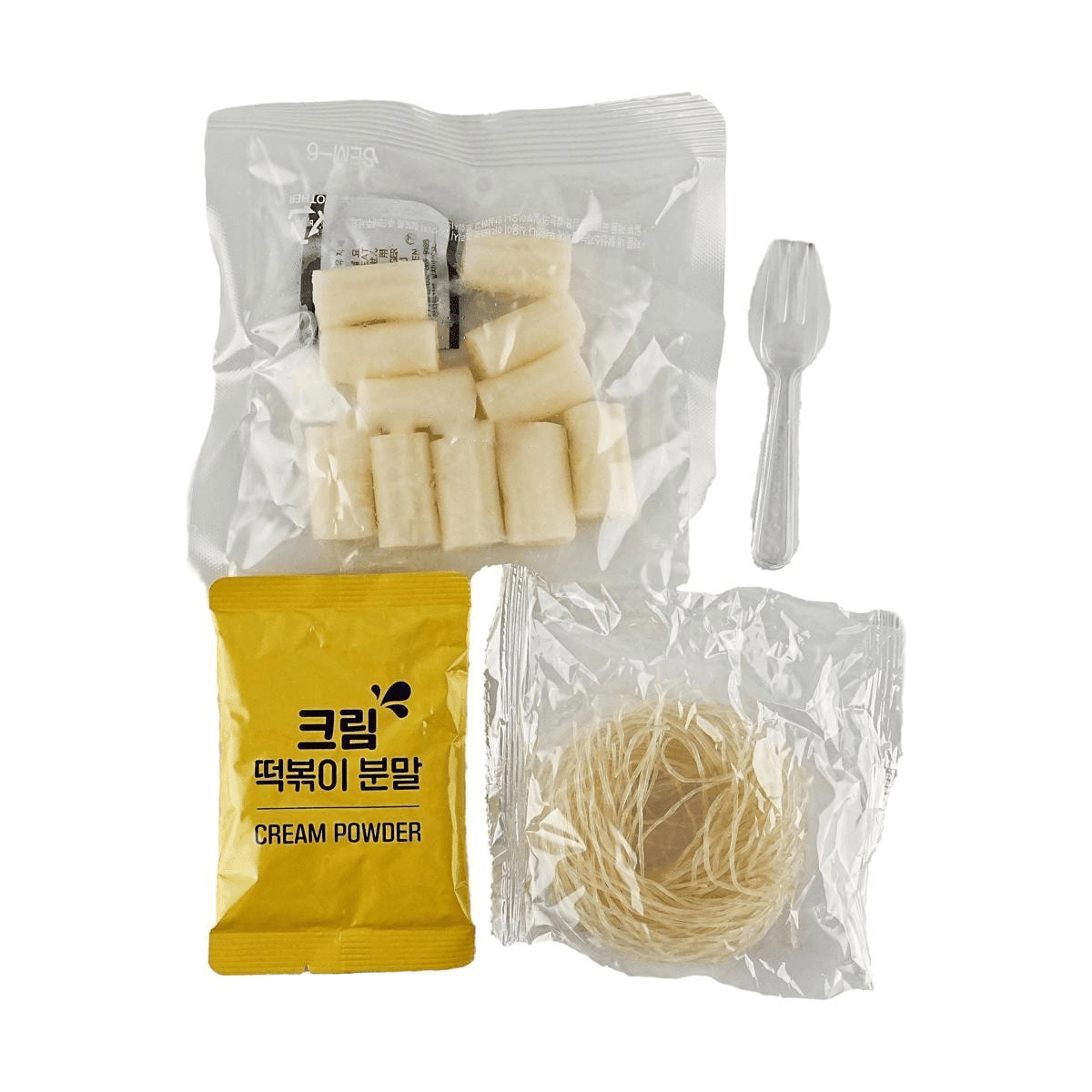 Holey Topokki Cream Sauce Flavor With Glass Noodle - Daebak