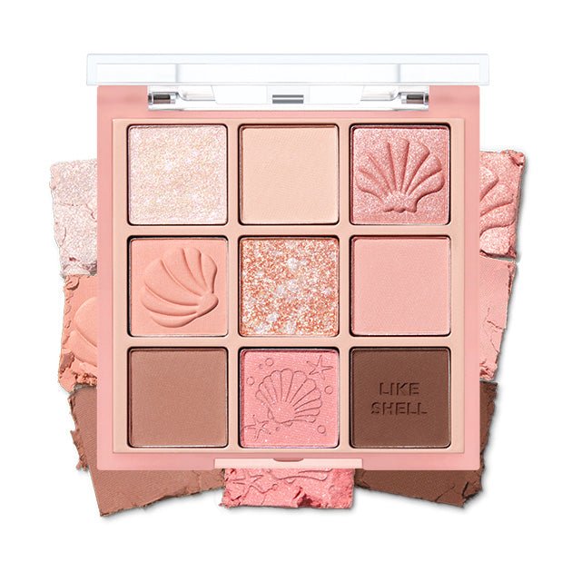 [HOLIKA HOLIKA] My Fave Mood Eye Palette 8g #SHELL ON THE BEACH - Daebak