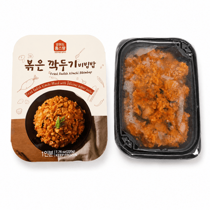 [Homesrang] Fried Radish kimchi Bibimbap(220g, 7.76oz) - Daebak