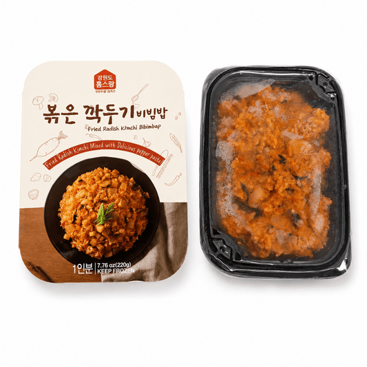 [Homesrang] Fried Radish kimchi Bibimbap(220g, 7.76oz) - Daebak