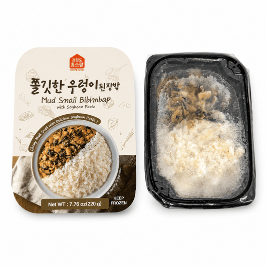 [Homesrang] Savory Freshwater Snail & Soybean Paste Rice (220g, 7.76oz) - Daebak