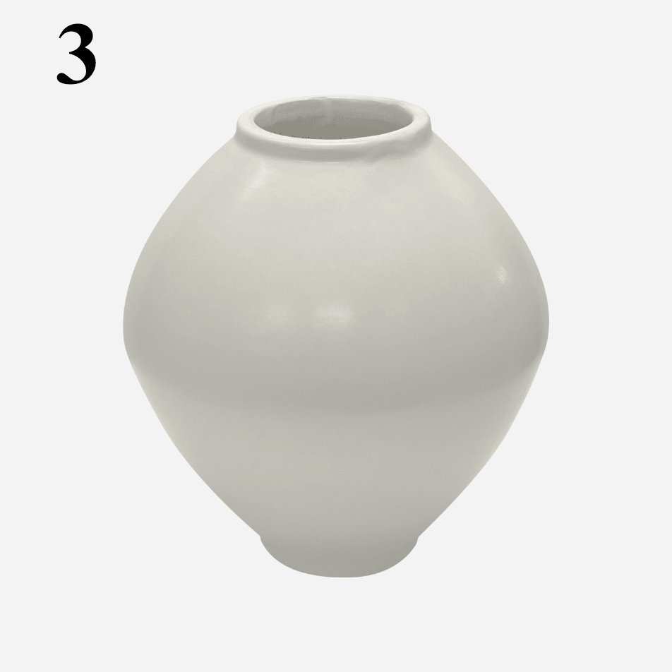 House of Dohwa Moon Jar Rice Bran Candle 320g 1ea - Daebak