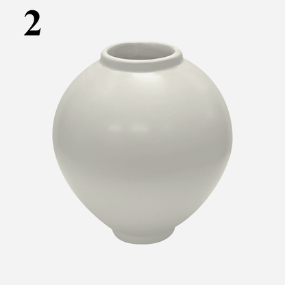 House of Dohwa Moon Jar Rice Bran Candle 320g 1ea - Daebak