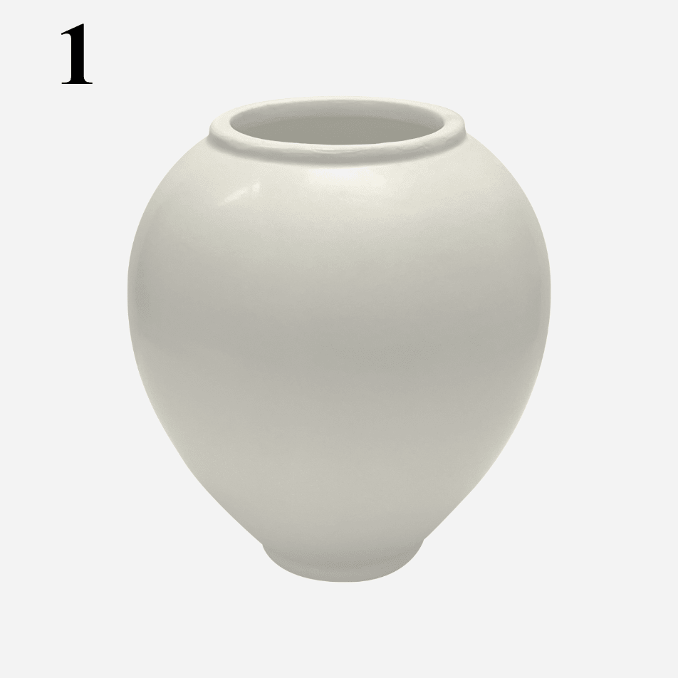 House of Dohwa Moon Jar Rice Bran Candle 320g 1ea - Daebak