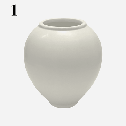 House of Dohwa Moon Jar Rice Bran Candle 320g 1ea - Daebak