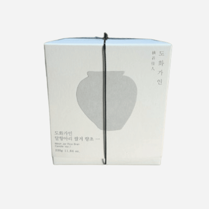 House of Dohwa Moon Jar Rice Bran Candle 320g 1ea - Daebak