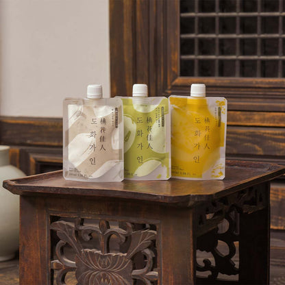 House of Dohwa Wash Off Mask Pack Set (Rice+Pumpkin+Mungbean) - Daebak