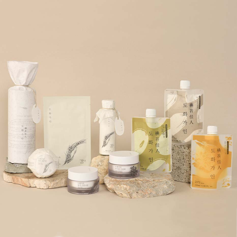 House of Dohwa Wash Off Mask Pack Set (Rice+Pumpkin+Mungbean) - Daebak