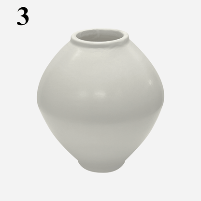 House of Dohwa Moon Jar Rice Bran Candle 320g 1ea