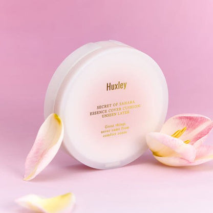 Huxley Essence Cover Cushion Unseen Layer SPF23 PA++ 12g (2color) - Daebak