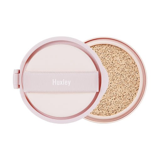 Huxley Essence Cover Cushion Unseen Layer SPF23 PA++ 12g [Refill] (2color) - Daebak