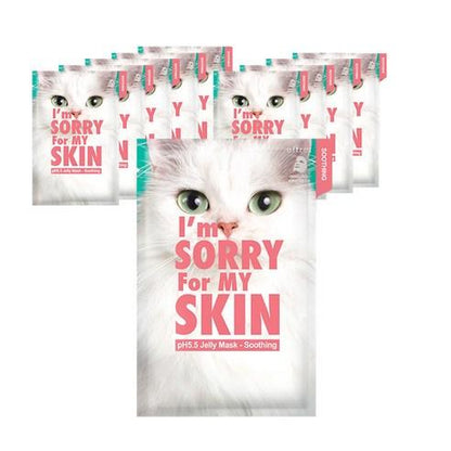 [I'm Sorry For My Skin] тканевая желеобразная успокаивающая маска pH 5.5 33ml X 10ea