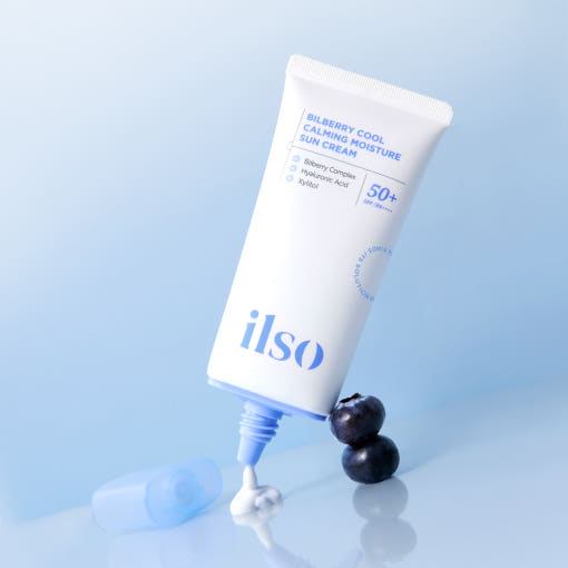 ilso Bilberry Cool Calming Moisture Sun Cream SPF 50+ PA++++ 50ml