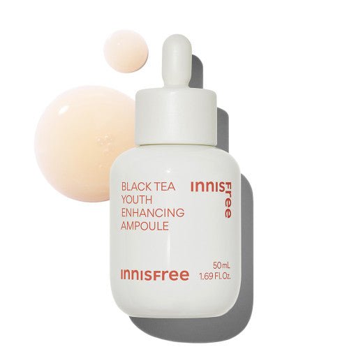 innisfree Black Tea Youth Enhancing Ampoule 50ml (Black Tea + Adenosine) - Daebak