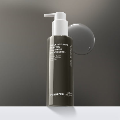 innisfree Black Volcanic PHA Pore Cleansing Oil 200ml - Daebak