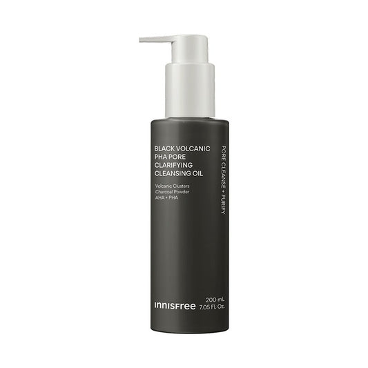 innisfree Black Volcanic PHA Pore Cleansing Oil 200ml - Daebak