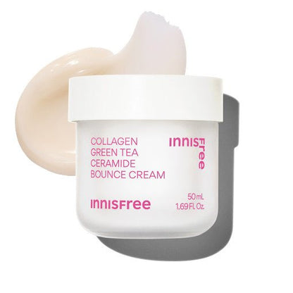 innisfree Collagen Green Tea Ceramide Bounce Cream 50ml - Daebak