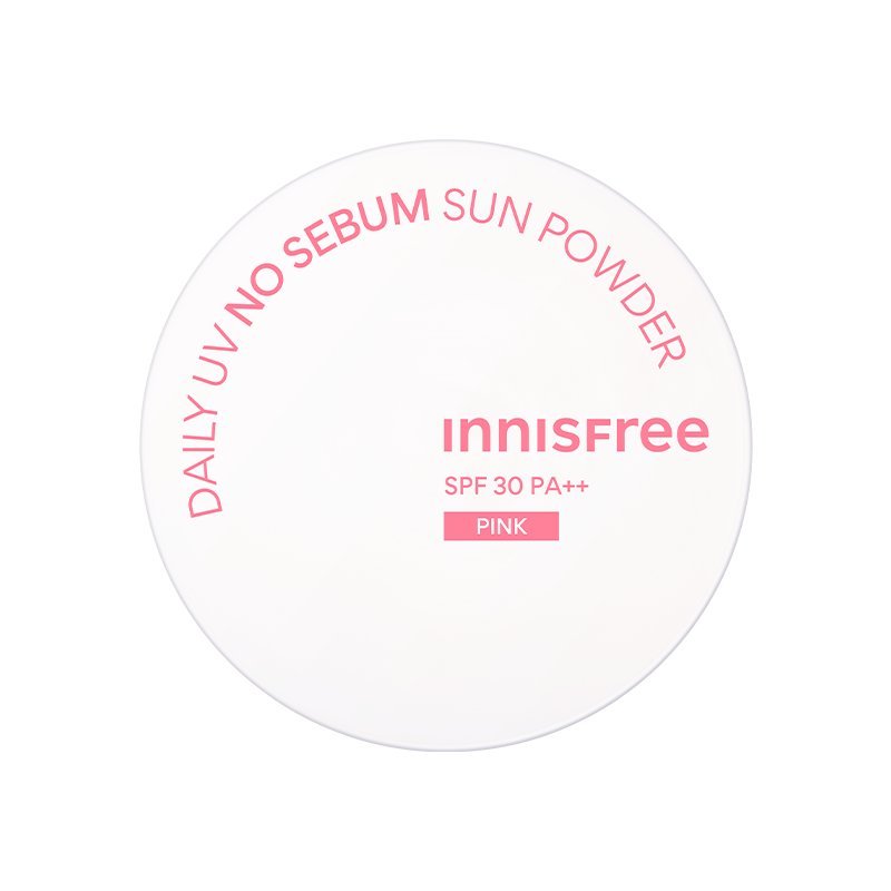 innisfree Daily UV No Sebum Sun Powder SPF30 PA++ 4g Pink - Daebak