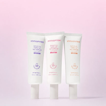 innisfree Daily UV Tone Up No Sebum Sun Cream SPF50+ PA++++ 50ml (3colors) - Daebak