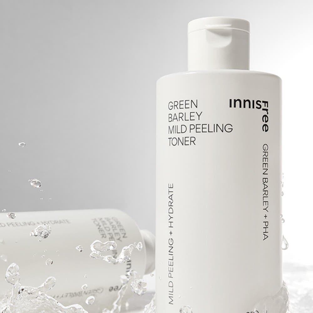 innisfree Green Barley Mild Peeling Toner 250ml - Daebak