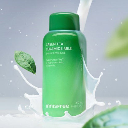 innisfree Green Tea Ceramide Milk Barrier Essence 160ml - Daebak