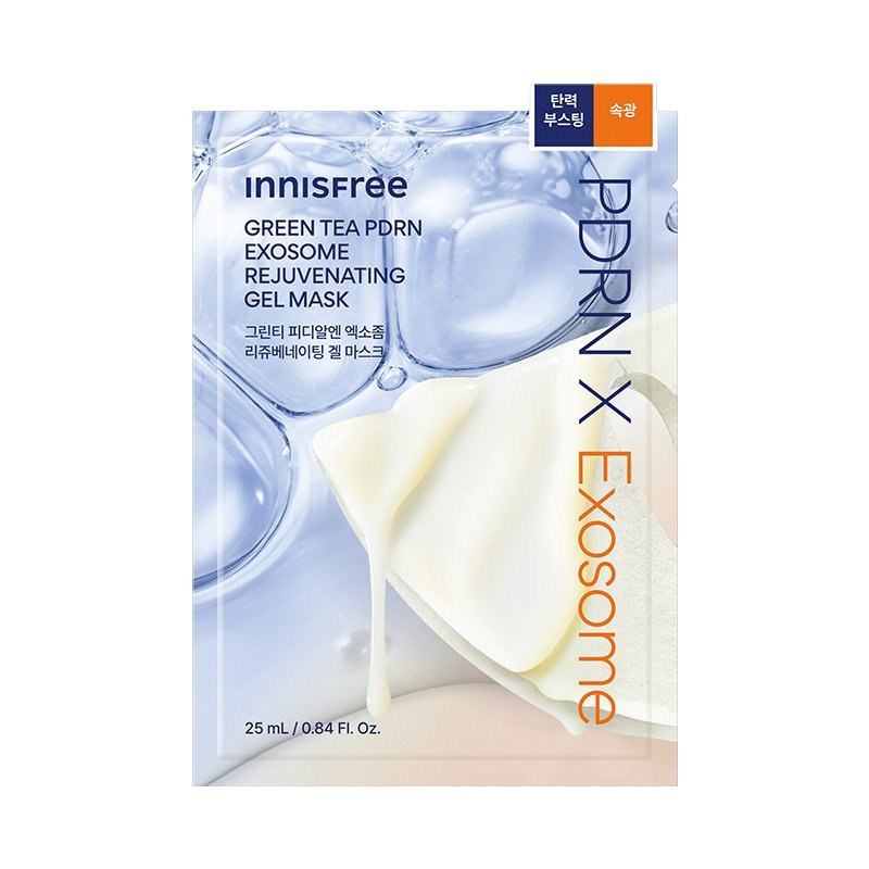 innisfree Green Tea PDRN Exosome Rejuvenating Gel Mask 25ml X 5ea - Daebak