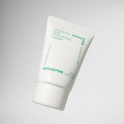 innisfree Green Tea Seed Hyaluronic Cream (Tube Type) 50ml - Daebak