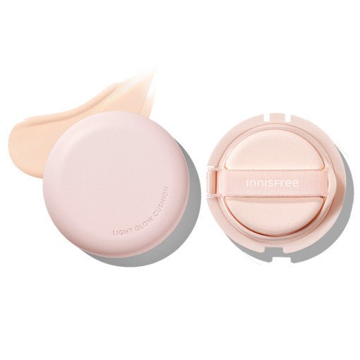 innisfree Light Glow Cushion SPF26 PA++ 14g+14g(Refill) - Daebak