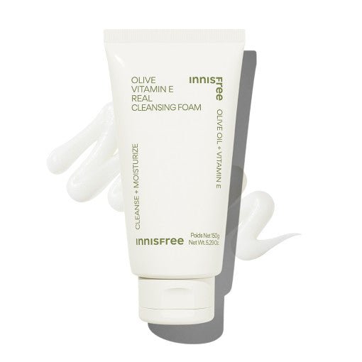 innisfree Olive Vitamin E Real Cleansing Foam 150g - Daebak