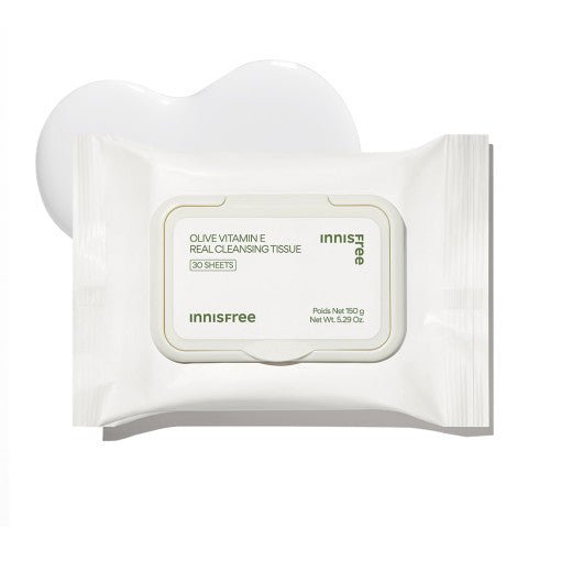 innisfree Olive Vitamin E Real Cleansing Tissue 150g (30ea) - Daebak