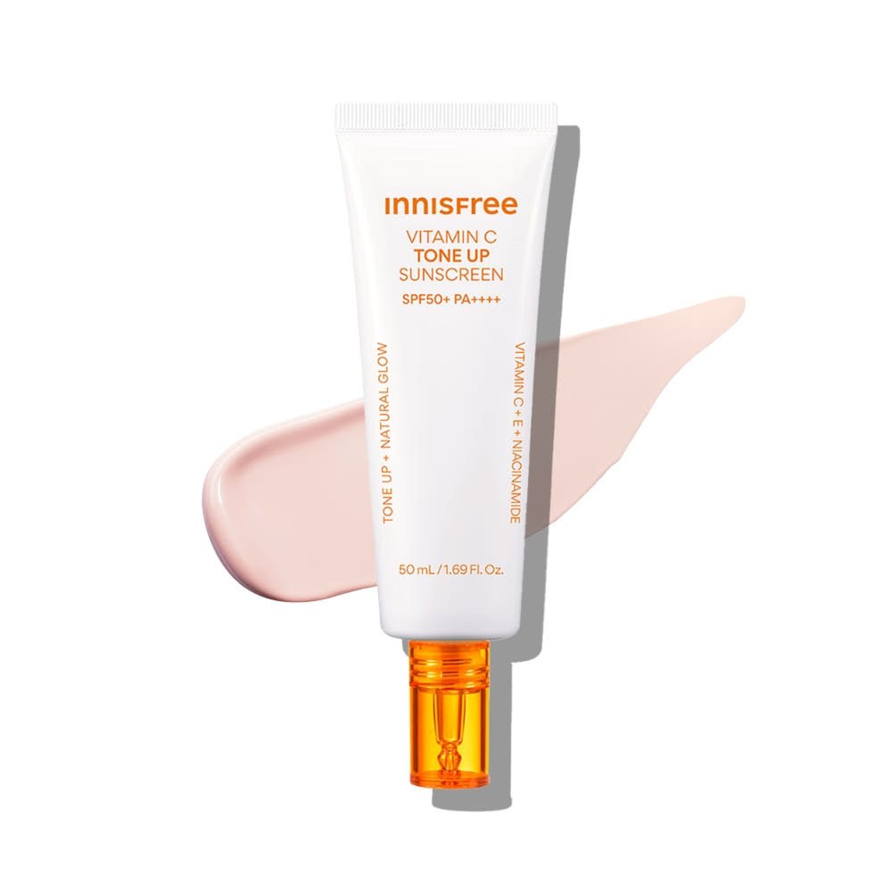innisfree Vita C Tone Up Sunscreen SPF50+ PA++++ 50ml - Daebak