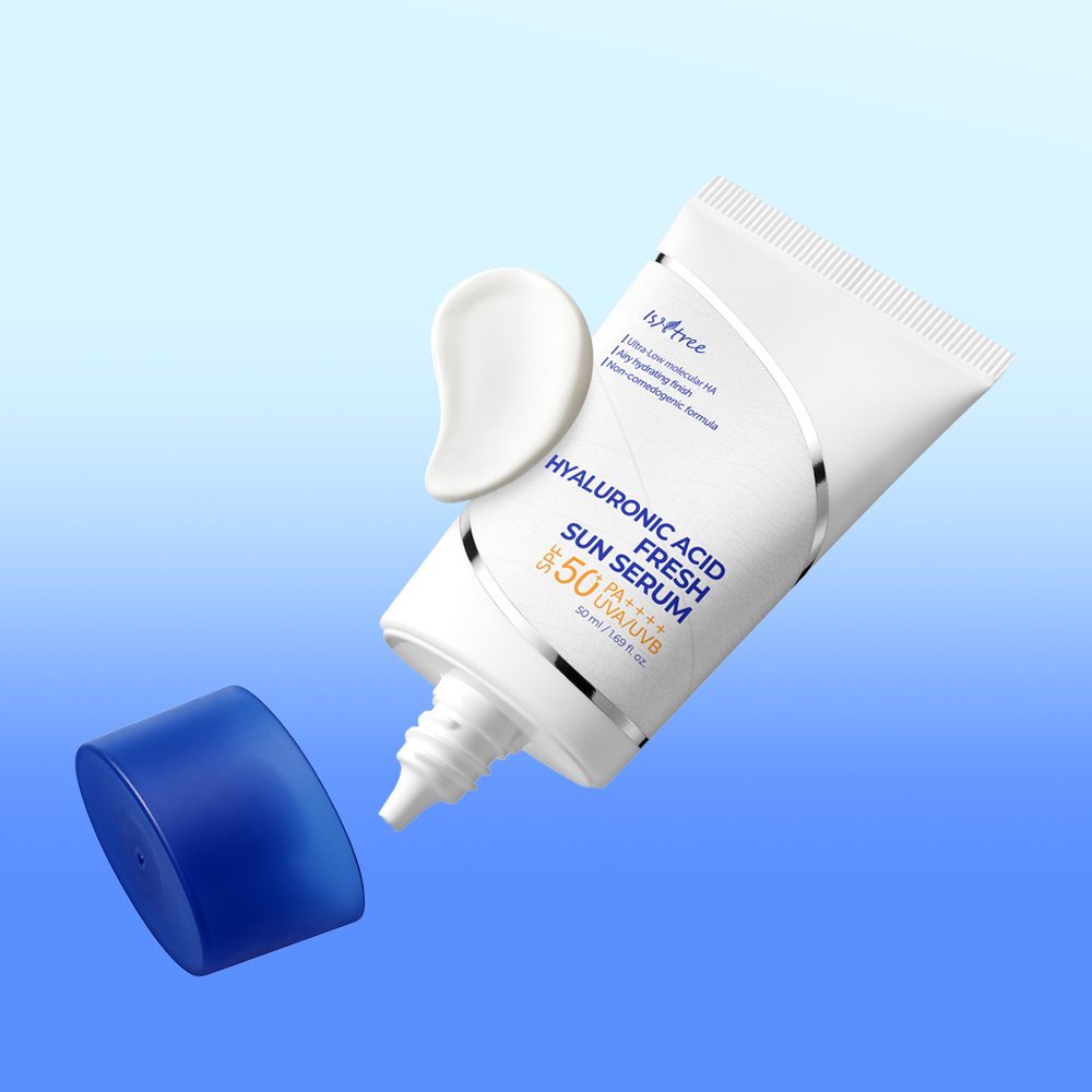 Isntree Hyaluronic Acid Fresh Sun Serum SPF50+ PA++++ 50ml - Daebak